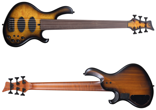 Maruszczyk Instruments Frog 6a Tobacco Burst Fretless
